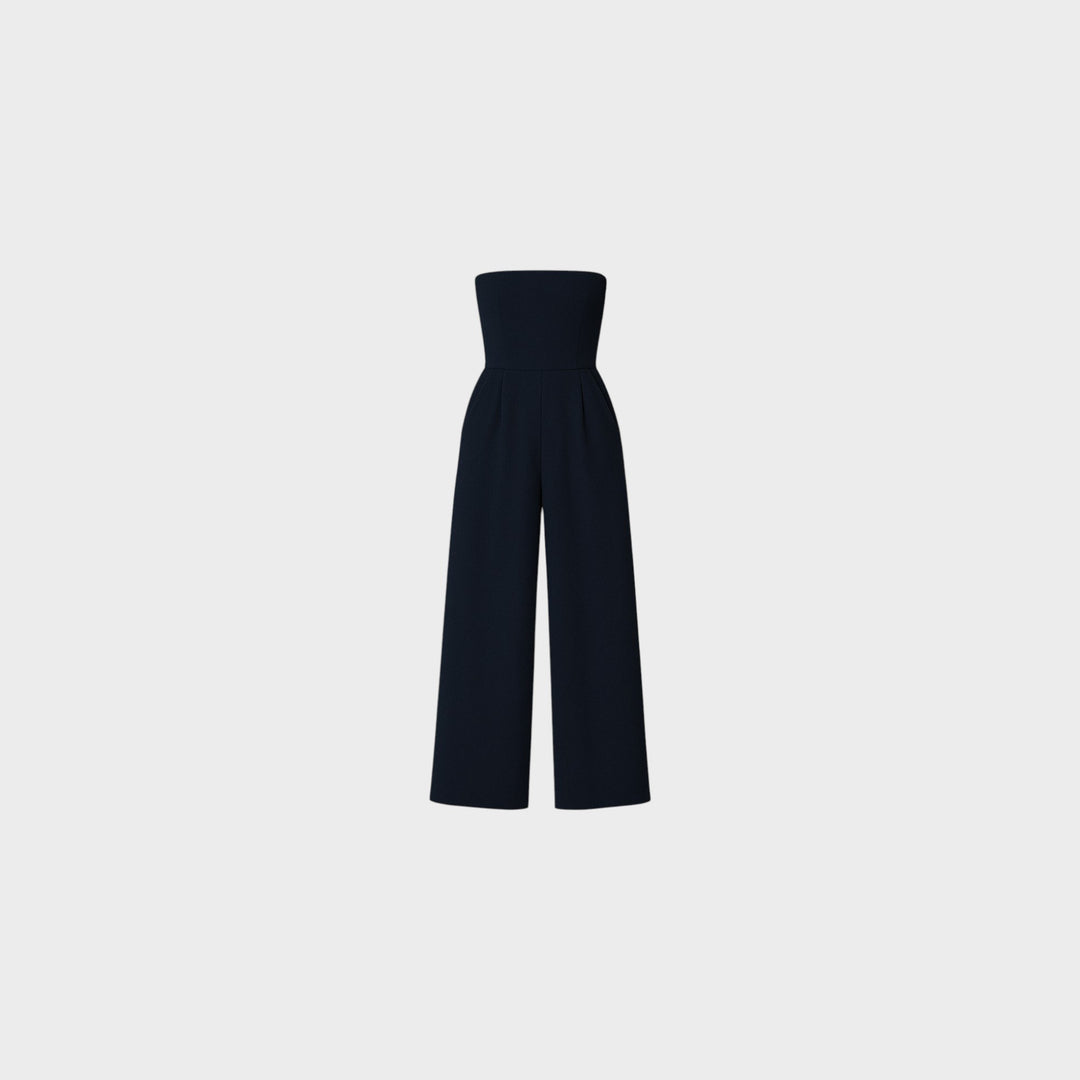 Strapless Wide-Leg Jumpsuit