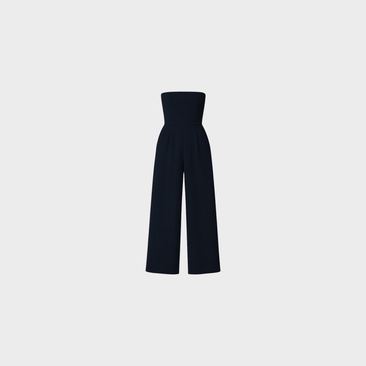 Strapless Wide-Leg Jumpsuit